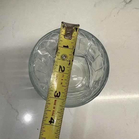 Crown Royal Glass Tumbler Embossed Diamond Pattern Canadian Whiskey On The Rocks - Picture 4 of 5